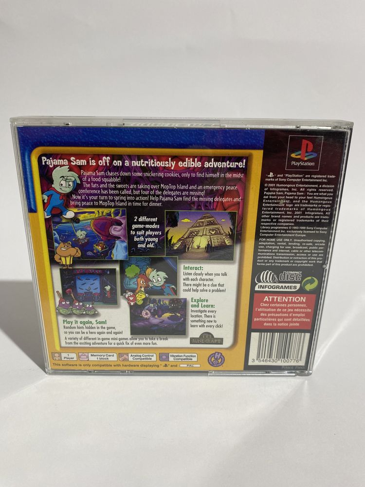 Pajama Sam para PS1