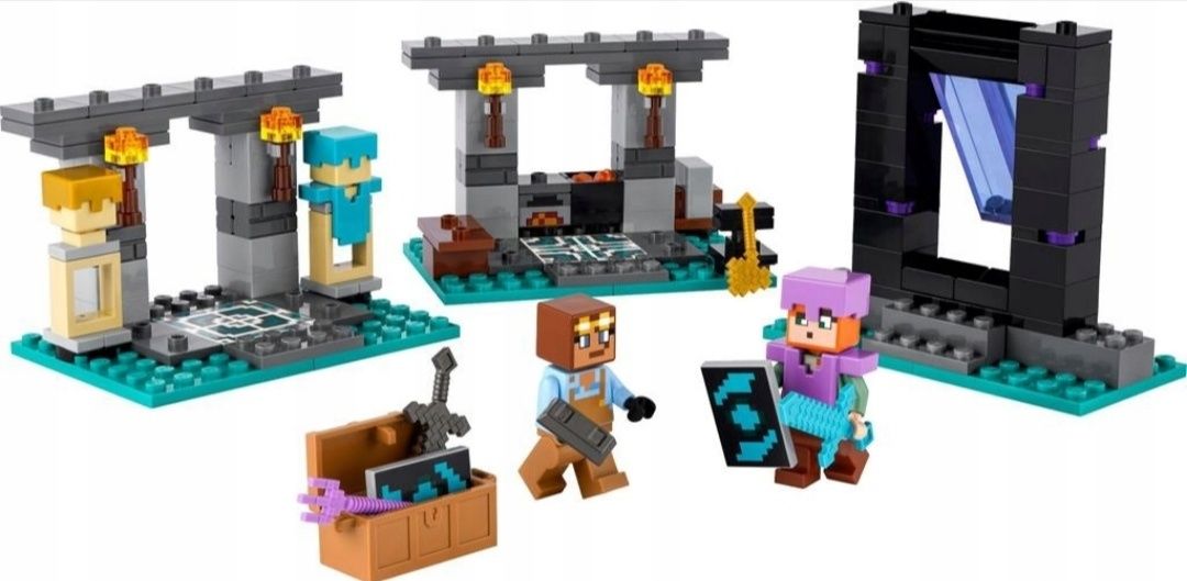 LEGO Minecraft 21252 ZBROJOWNIA dla dziecka kl

Gracze w Minecrafta® w