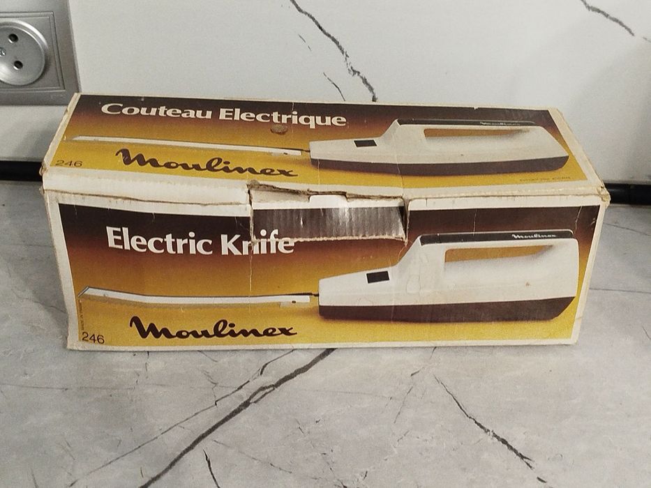 Вінтажний електричний ніж Moulinex 1970