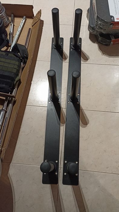 Suportes para Bumpers discos olímpicos Par