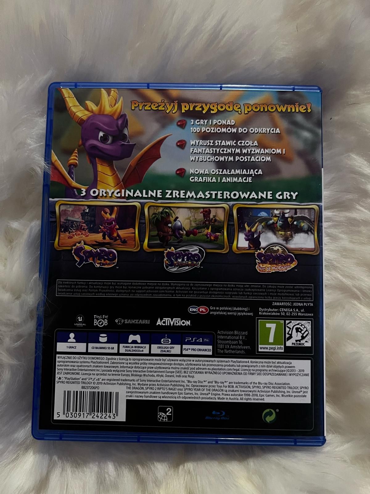 Spyro reignited trilogy polska wersja ps4 PlayStation 4 5