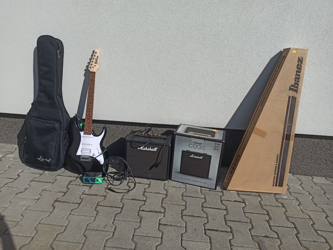 Zestaw gitara elektryczna+wzmacniacz