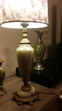 Piękne stare lampy, onyx, Secesja, ArtDeko, kolekcjonerskie, wnętrza
