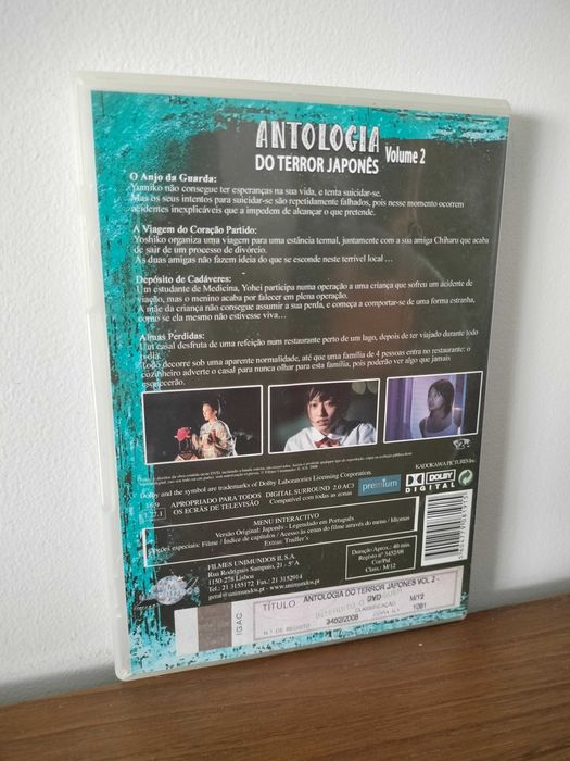 Filme DVD: Antologia do Terror Japonês: Série 1 Volume 2