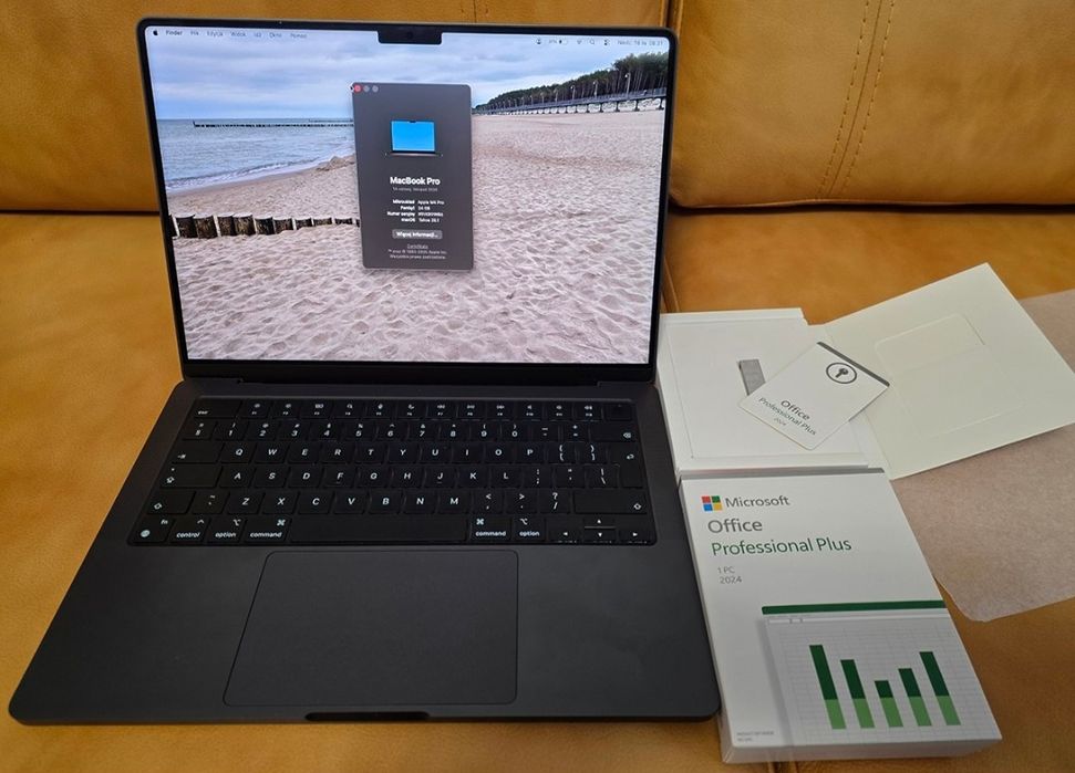 Apple Macbook Pro M4 Pro (12/16) 14,2" (24gb/512gb)  nglass office2024