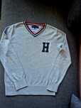 Sweter 140 Tommy Hilfiger szary 10 lat