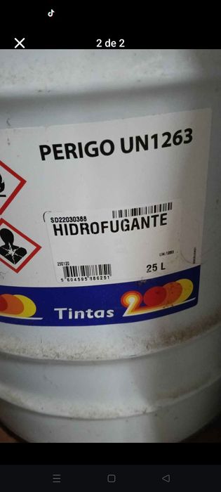 Hidrofugante 25 litros para pedra telhados terraços