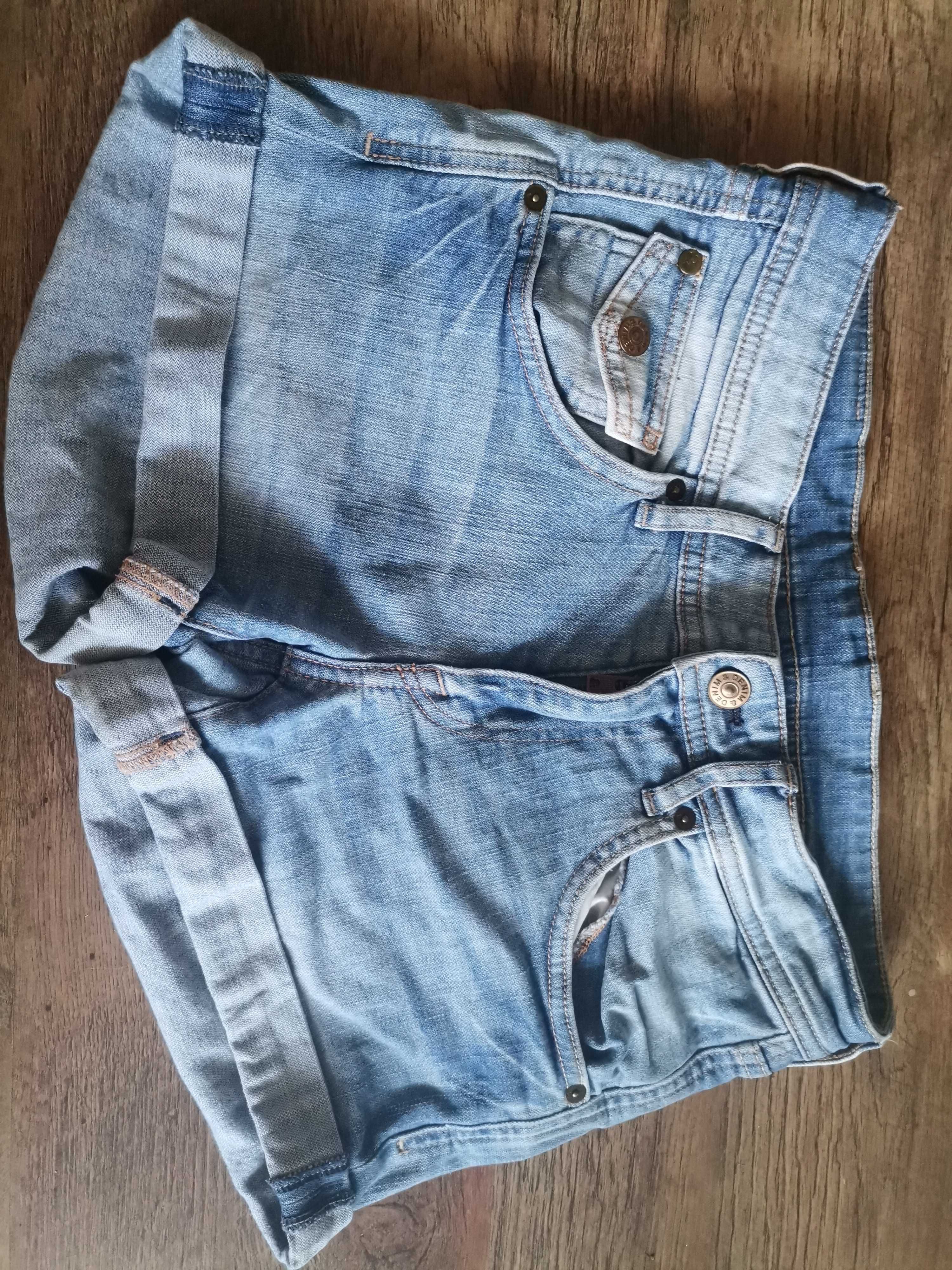 Spodenki jeans rozmiar 36 elastyczne rozciagliwe