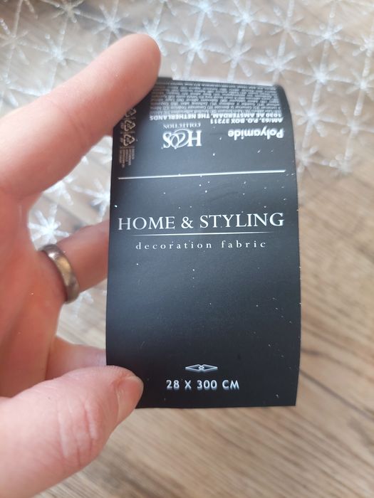 Brokatowa organza elegancka świąteczna bieżnik