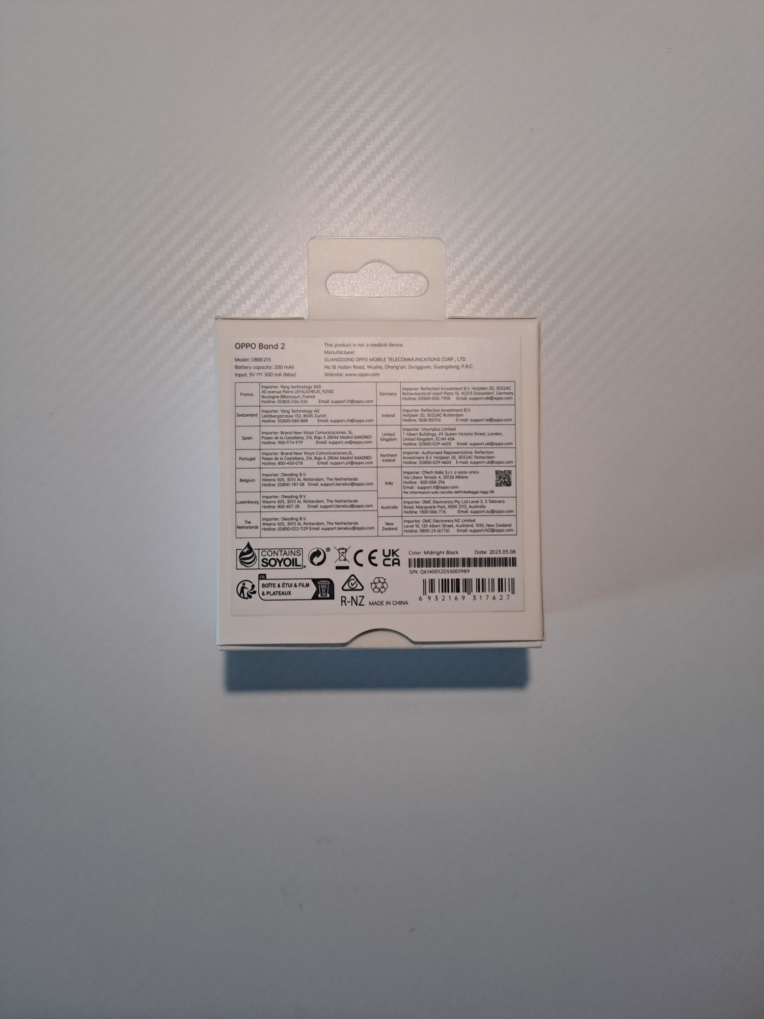 OPPO Band 2 Czarny
