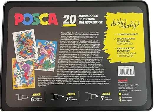 Фломастери акрилові Uni Posca, набір 20 шт