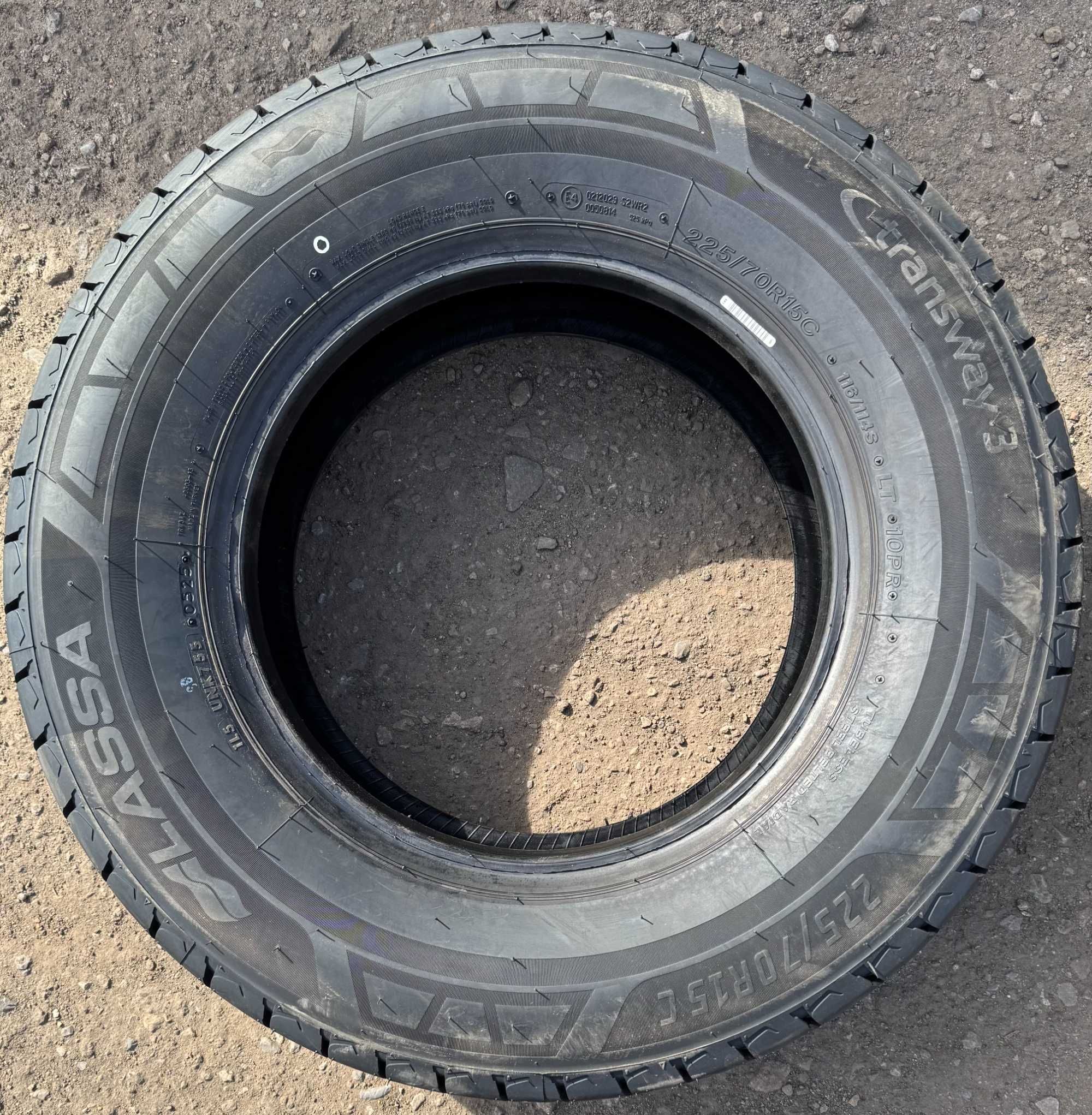 Посилена літня шина Lassa Transway 3 225/70R15C 116/114S - 2025 року