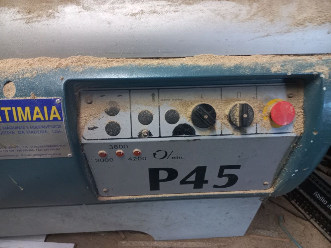 2 máquinas de carpintaris esquadrejadora+universal