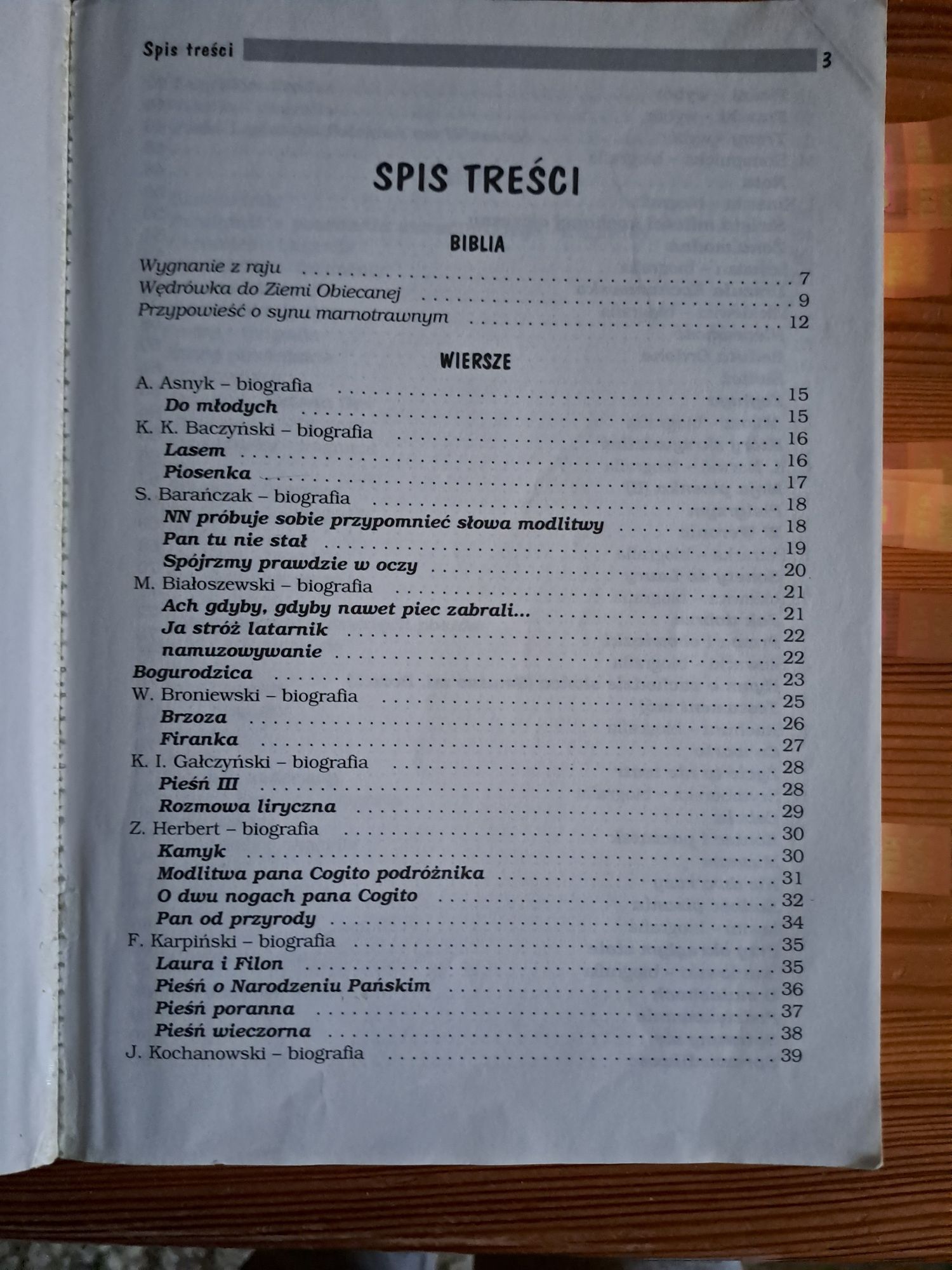 Opracowania lektury wiersze szkoła podstawowa liceum +mini ściąga