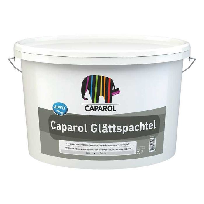 Шпаклівка інтер'єрна акрилова матова Caparol Glattspachtel Біла, 25 кг