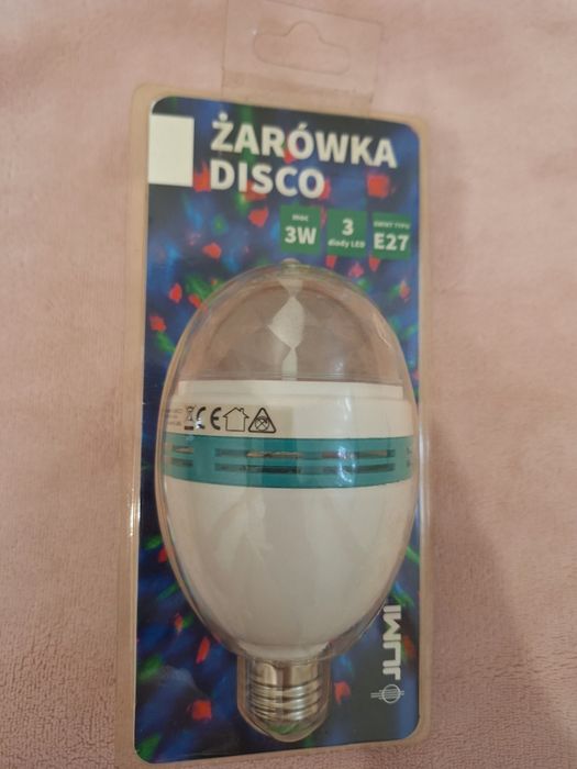Żarówka disco kolorowa