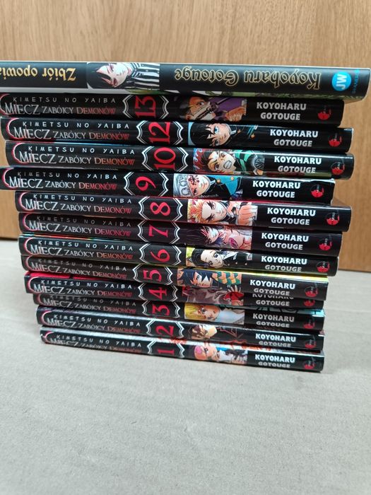 Manga Miecz Zabójcy Demonów 1-10,12,13 + Zbiór opowieści