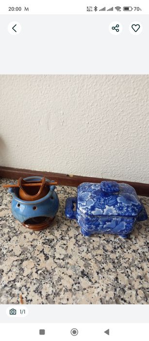 Peças antigas para decoração