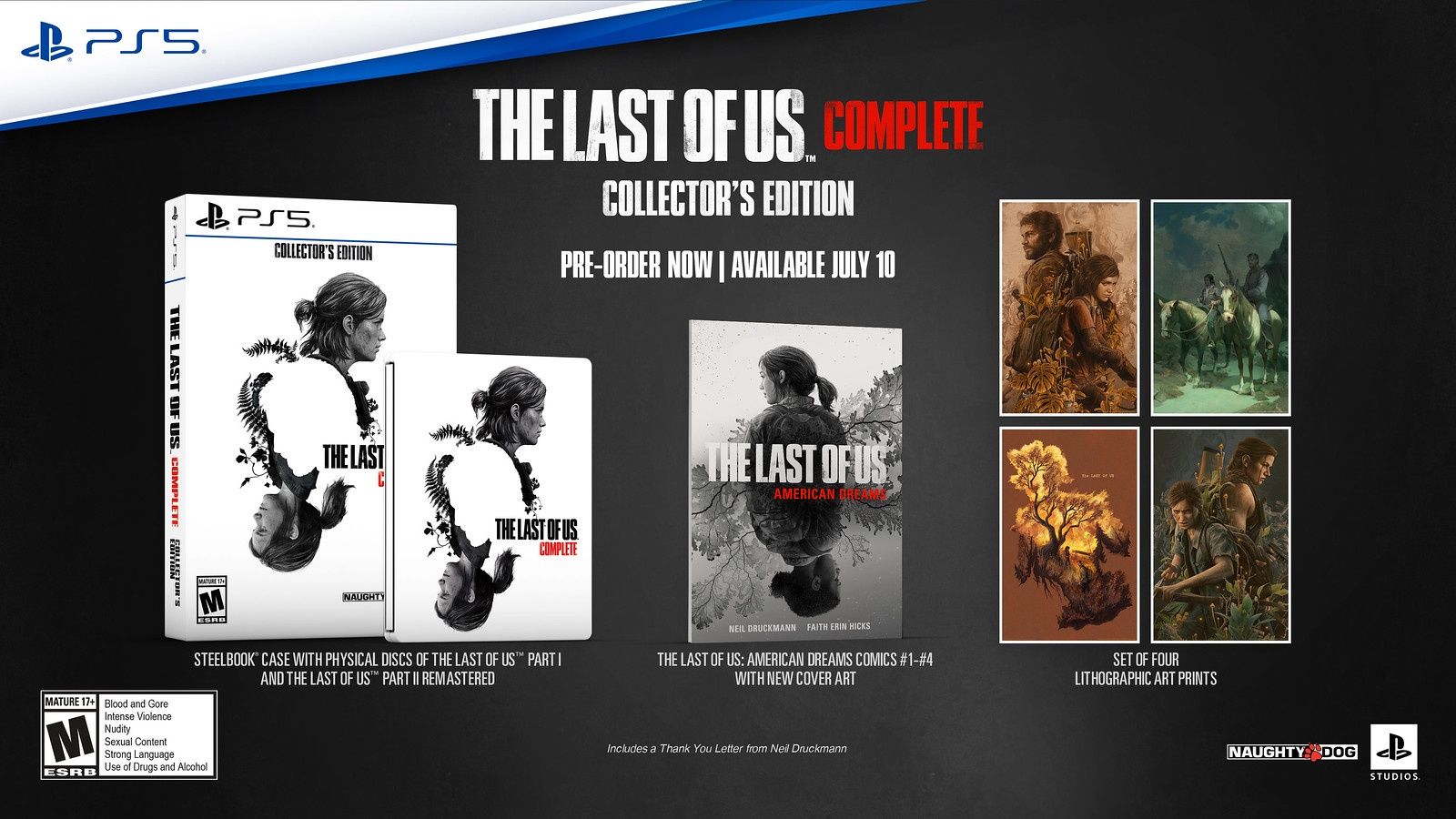 The Last Of Us Complete Колекційне видання PS5 TLOU, Firefly, WLF