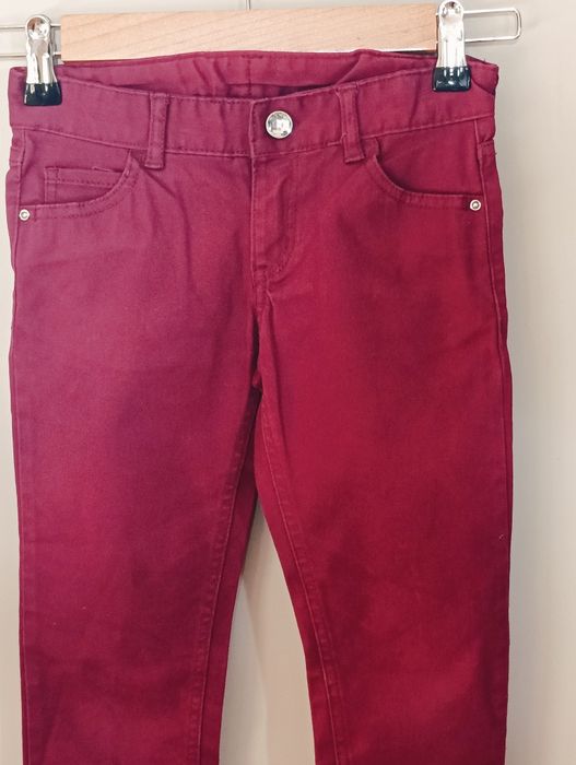 Spodnie dwie pary  roz 116 cm