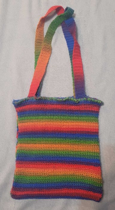Torba ręcznie robiona na szydełku