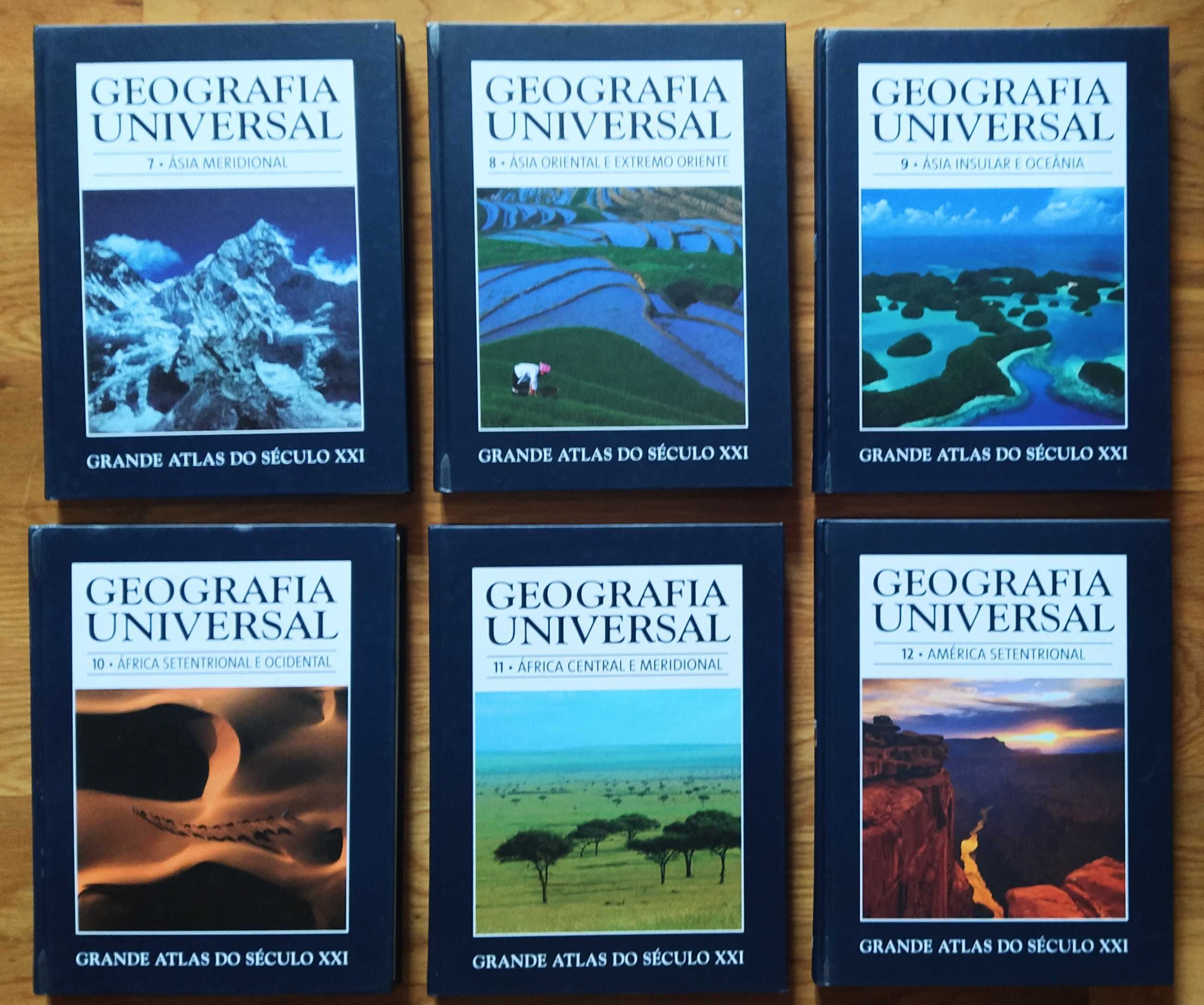 Enciclopédia 18 livros Geografia Universal, Planeta Agostini