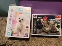Puzzle pies i kot