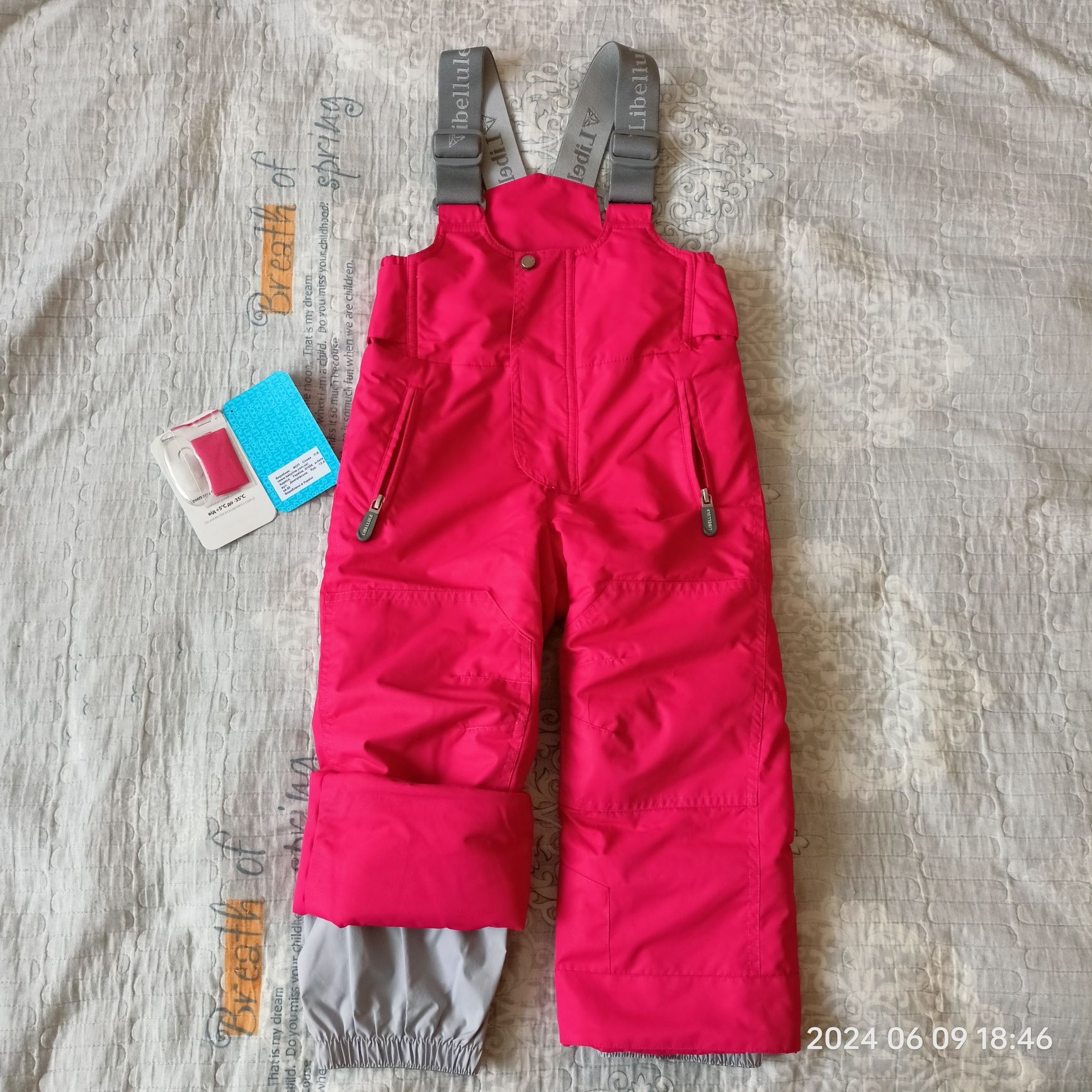 Зимовий комплект куртка, напівкомбінезон babyline libellule 98 р.