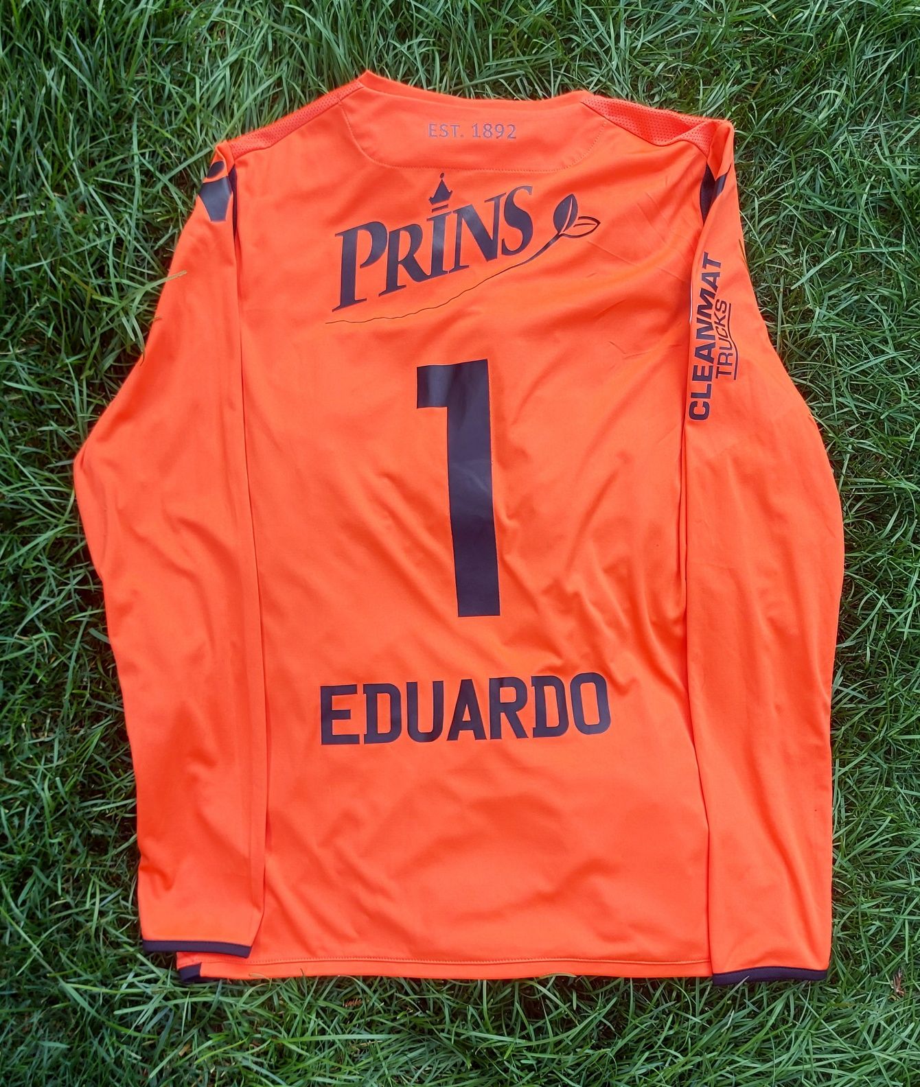 Camisola de jogo usada pelo Eduardo no Vitesse da Holanda