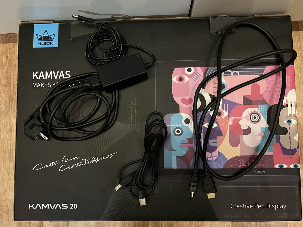 Tablet graficzny Huion Kamvas 20 Czarny