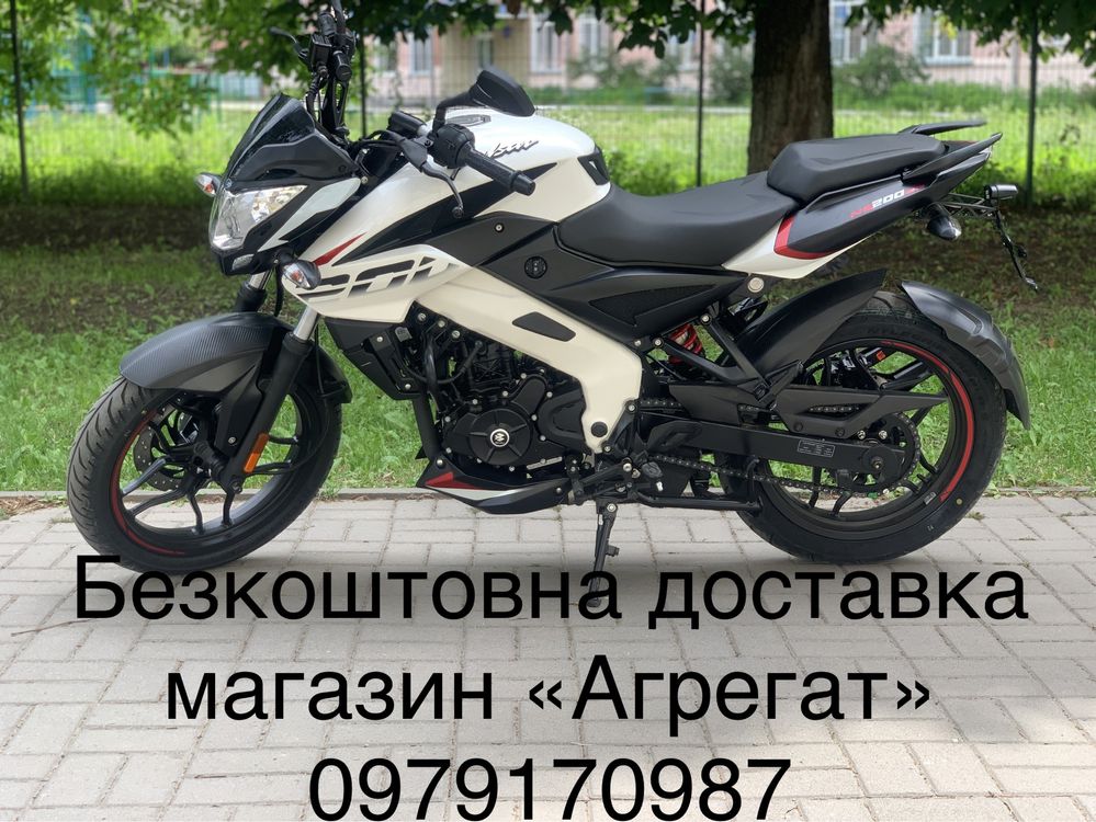 ЧОРНА ПʼЯТНИЦЯ Мотоцикл Bajaj Pulsar NS200 Гарантія 2 роки