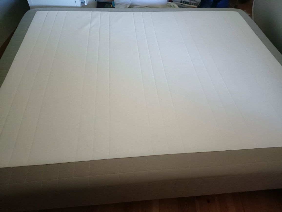 SKARER IKEA Rama/stelaż łóżka szary Ikea 160x200 + nóżki