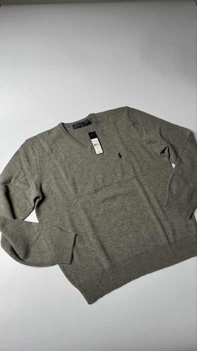 Nowy sweter Polo Ralph Lauren welna jagnieca L meski w serek