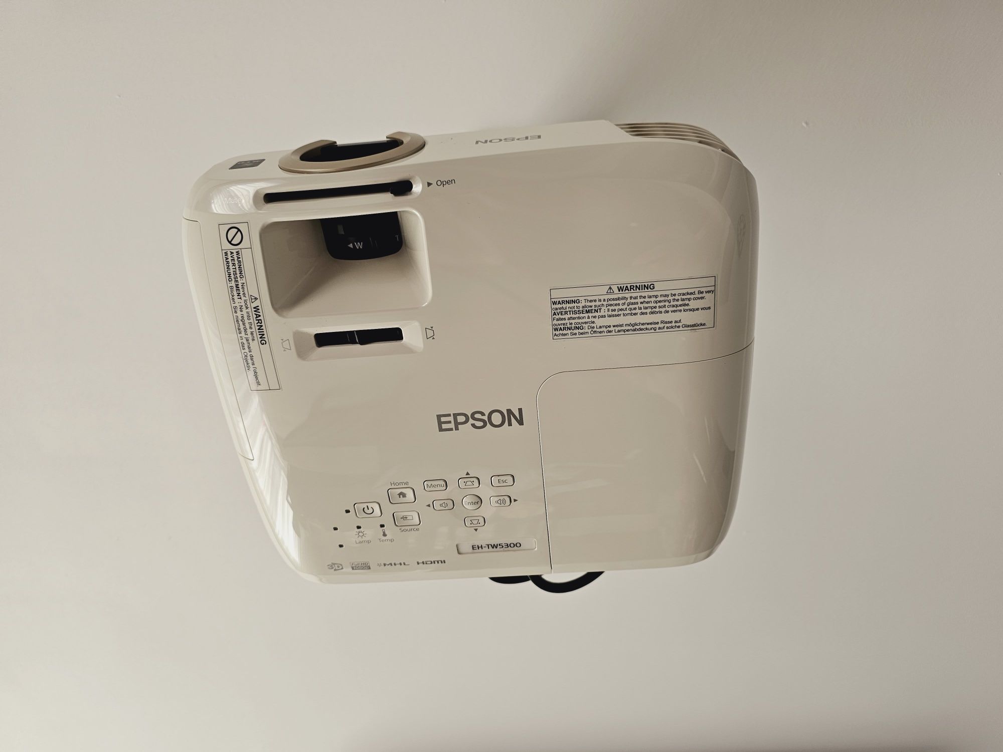 Epson EH-TW5300 możliwa FV Rzutnik projektor full-hd Nowy tylko 9h !!