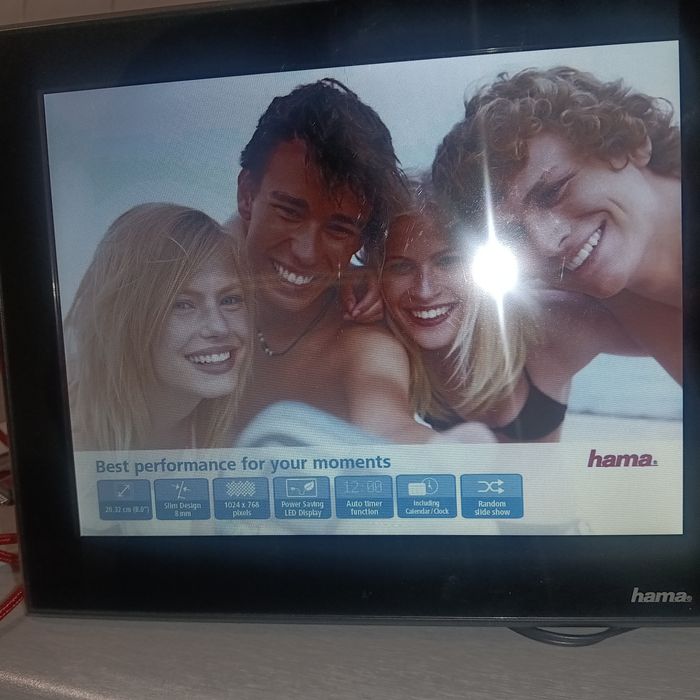 Cyfrowa Foto Ramka na zdjęcia 8 cali z USB + Pilot