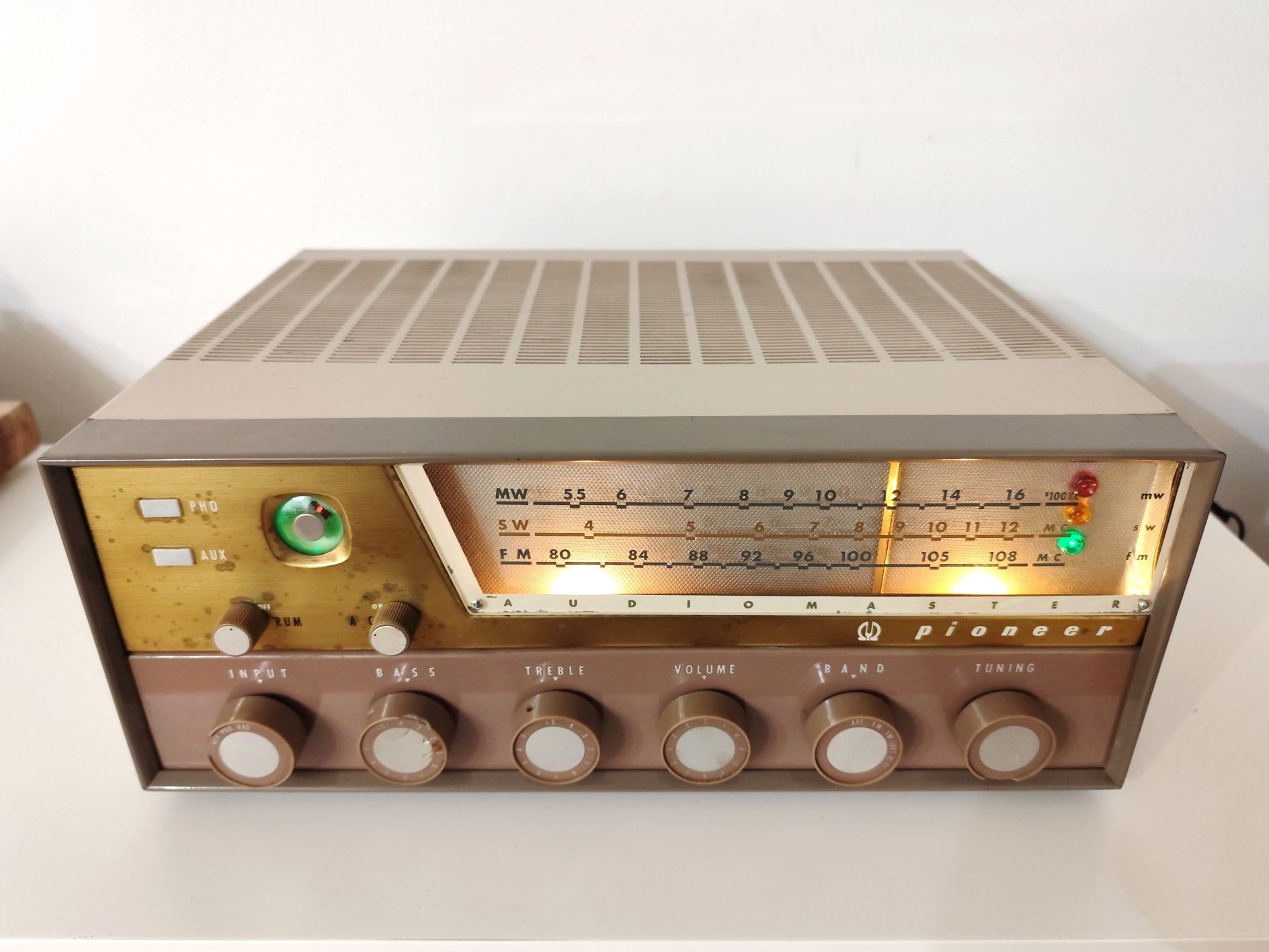 Pioneer FM-R301 Receptor a válvulas - 1958