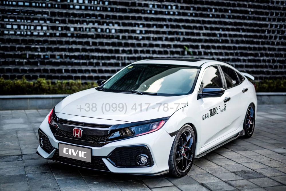 Обвес Honda Civic 10 Si Type R Хонда Сивик Бампер Решетка 016-2022