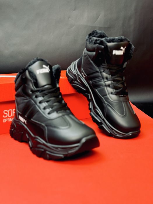 Зимние кроссовки Пума подростковые, Новинка! Puma кросовки зимние