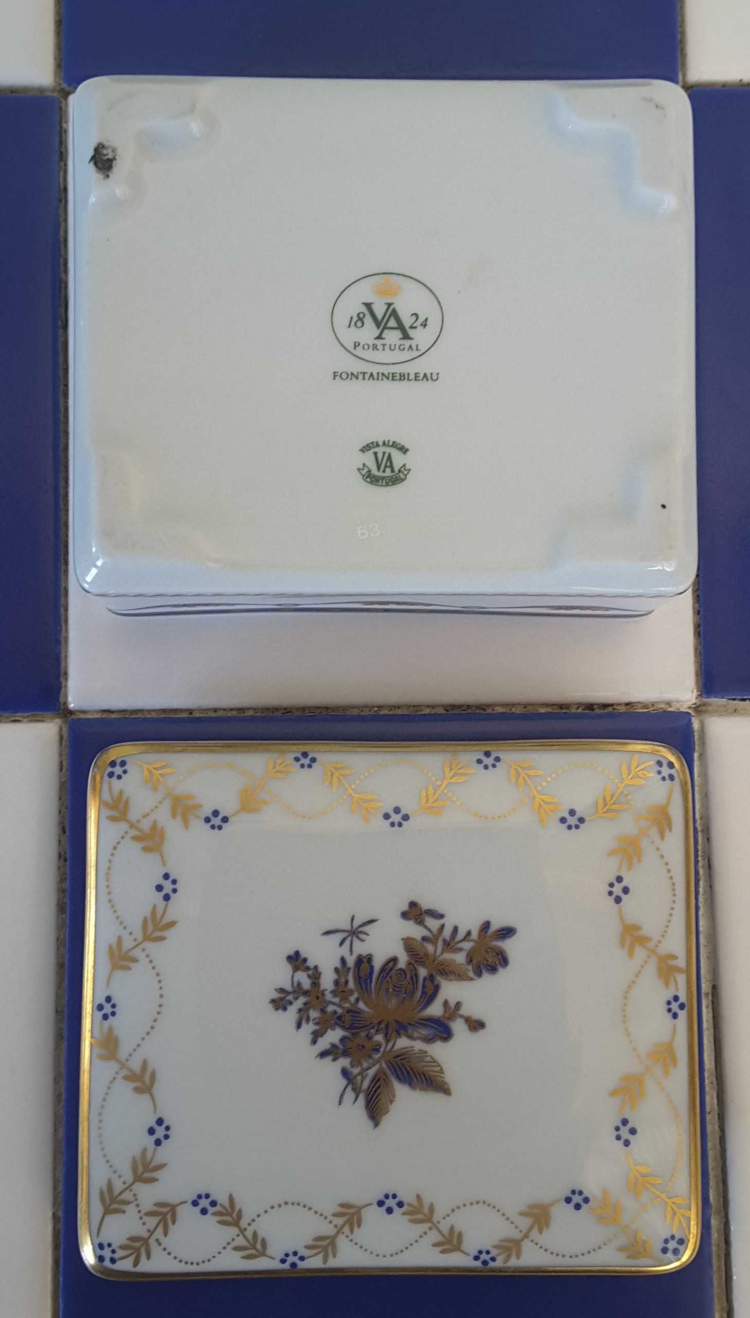 Caixa Americana (Pequena) Vista Alegre - Coleção "Fontainebleau"