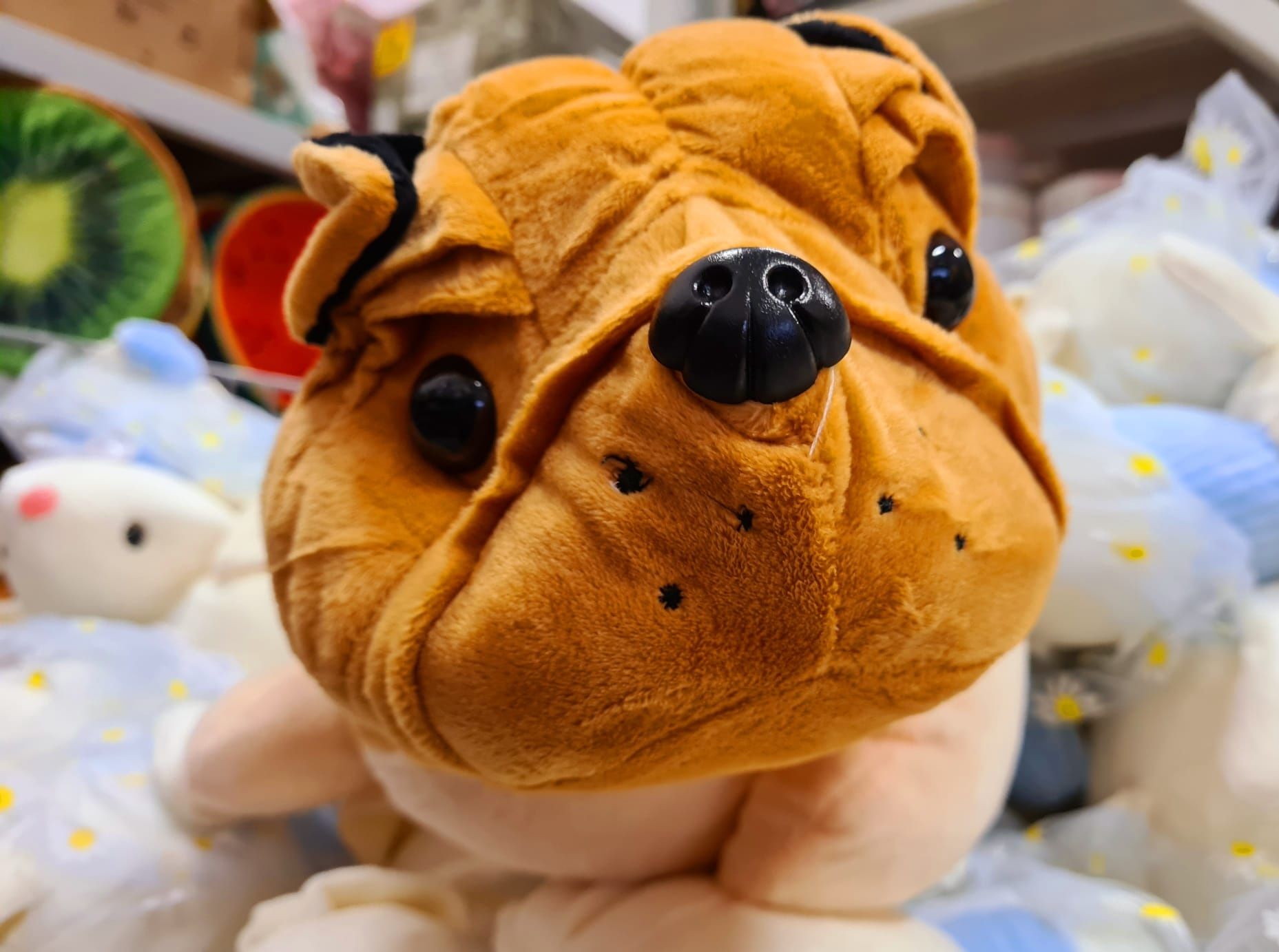 Nowa maskotka pluszak Pies Piesek Buldog - zabawki
