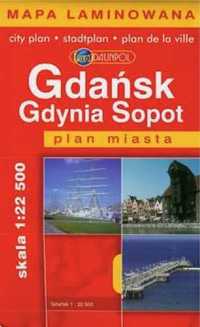 Plan Miasta EuroPilot. Gdańsk Gdynia Sopot laminat - praca zbiorowa