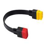 Удлинитель переходник OBD2 кабель 36 см (16 pin, папа - мама)