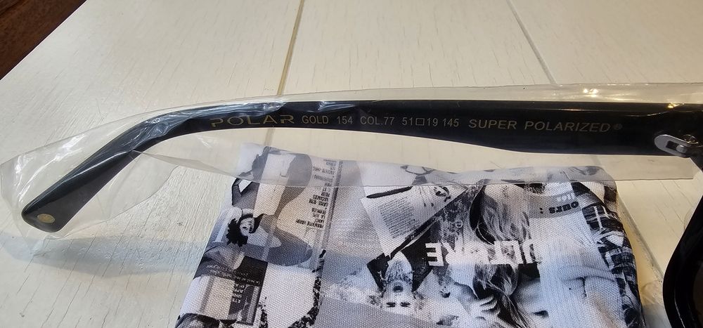 Okulary przeciwsłoneczne Polar gold 154 nowe męskie