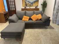 Sofá com chaise longue