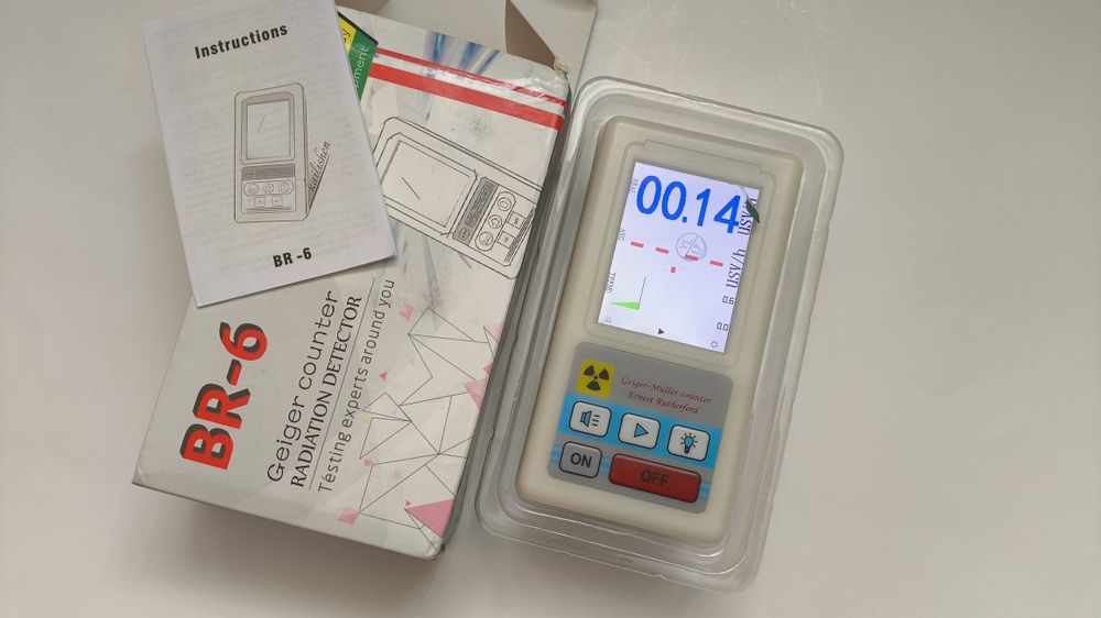 Oryginalny Dozymetr Licznik Geigera BR-6 MiernikPromieniowania