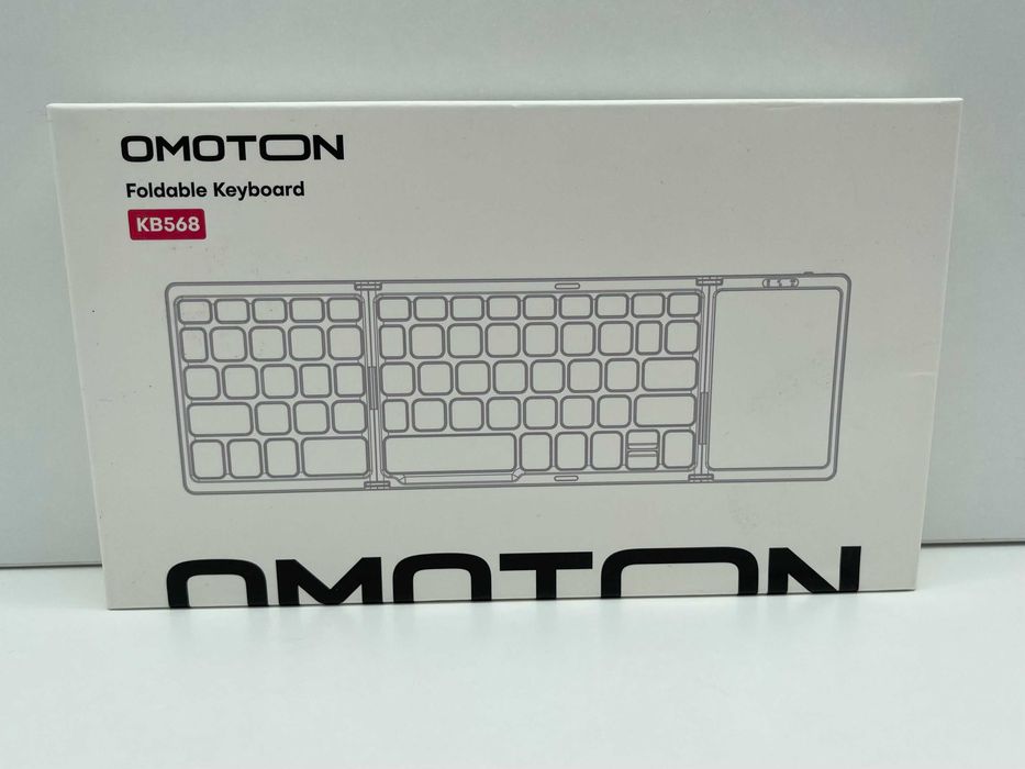 Składana klawiatura z touchpadem OMOTON KB568 grafitowa QWERTZ