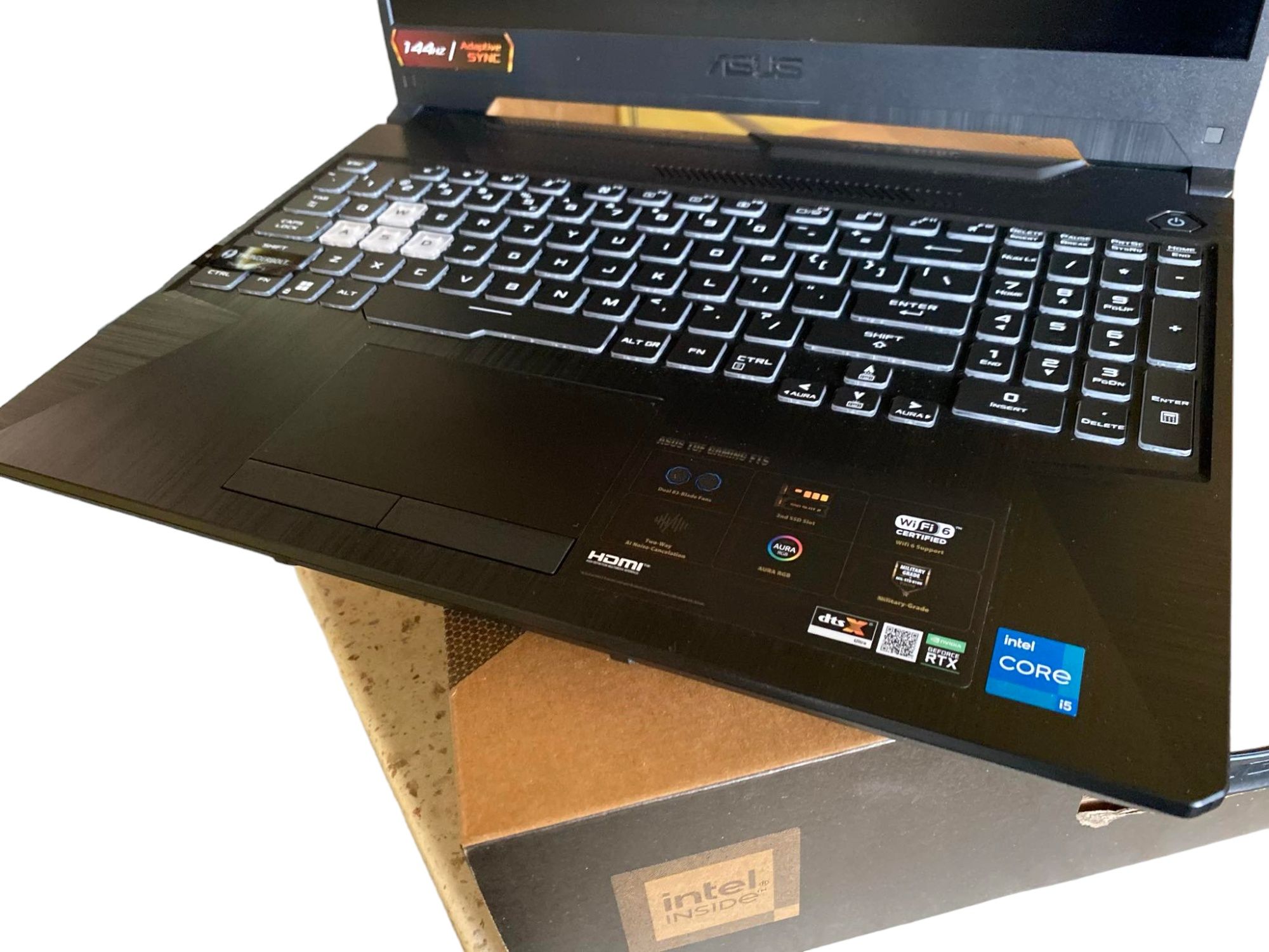 Nowy Laptop Asus TUF fx506h intel 11 gen 16/512 rtx 3050