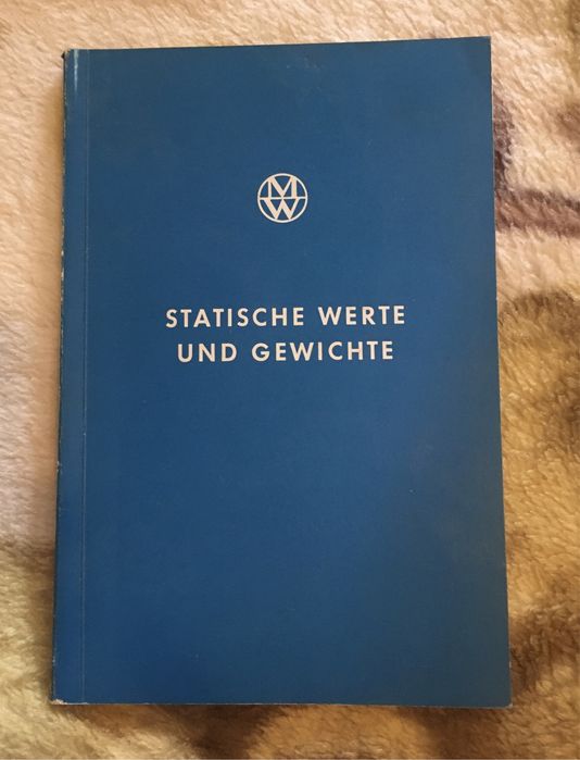 Statische werte und geeichte 1957