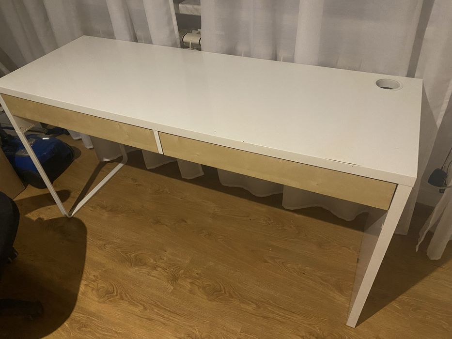 Biurko Ikea biale