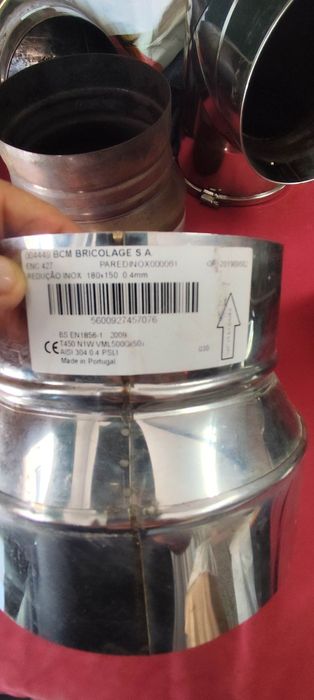 Acessórios inox  recuperador calor